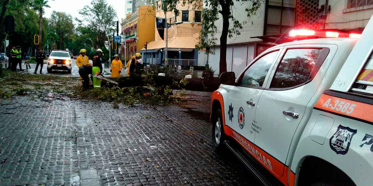 Lluvia en Puebla
