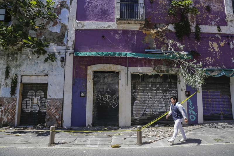 Alerta sísmica en Puebla: 13 fachadas históricas del Centro en riesgo