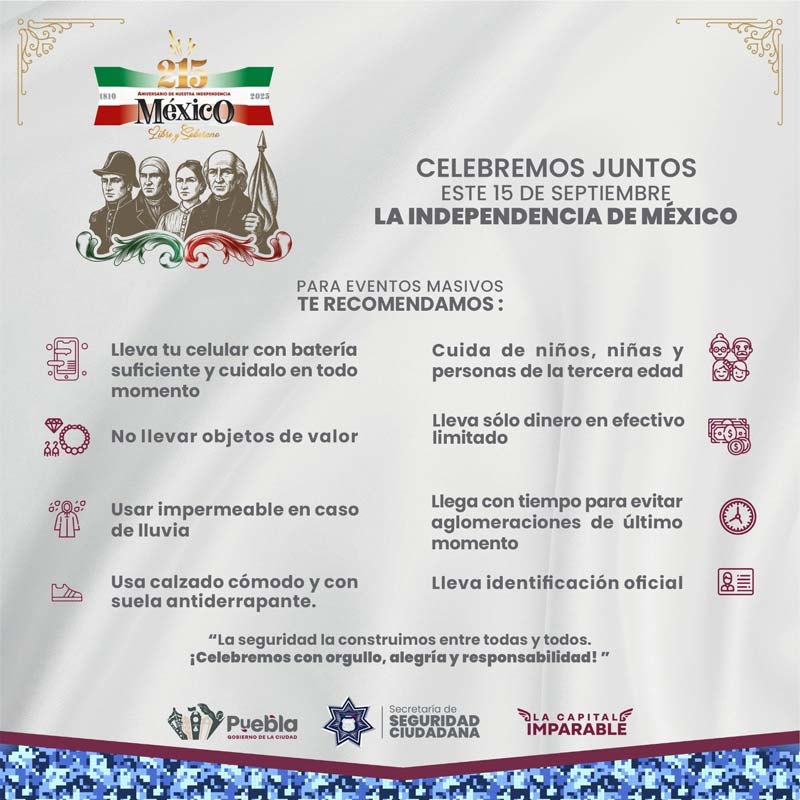 Cierres viales en el Zócalo y Paseo Bravo; habrá transporte público nocturno