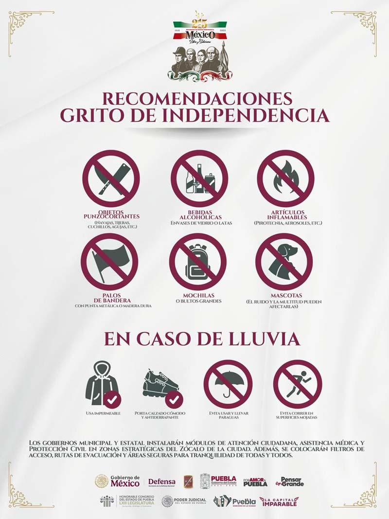 Cierres viales en el Zócalo y Paseo Bravo; habrá transporte público nocturno