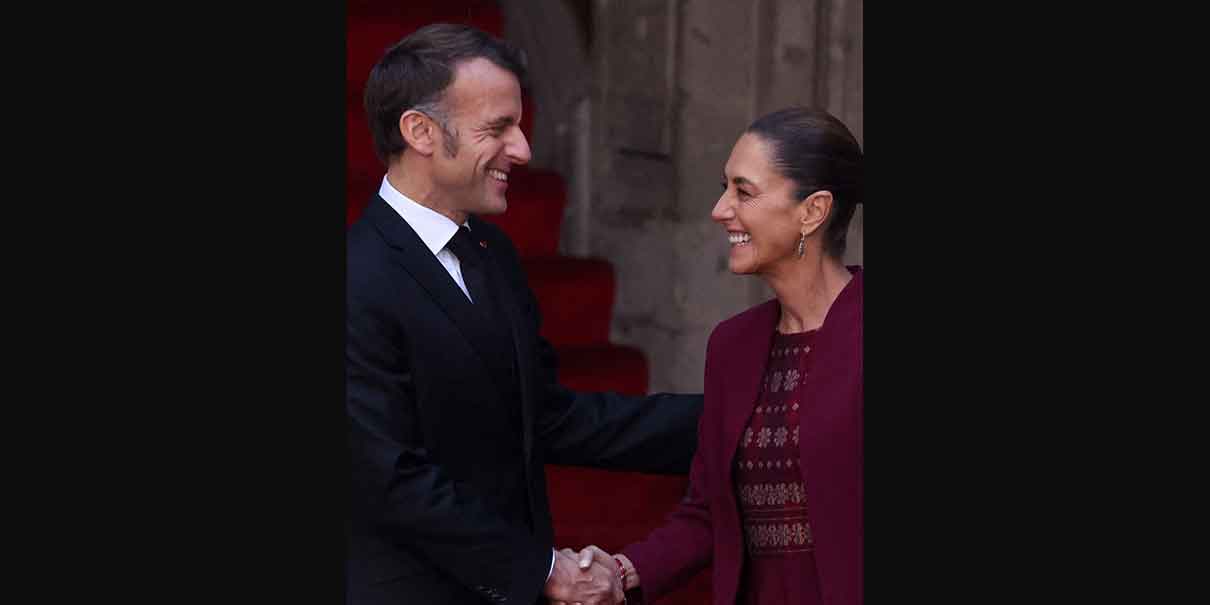 Reunión Macron y Sheinbaum