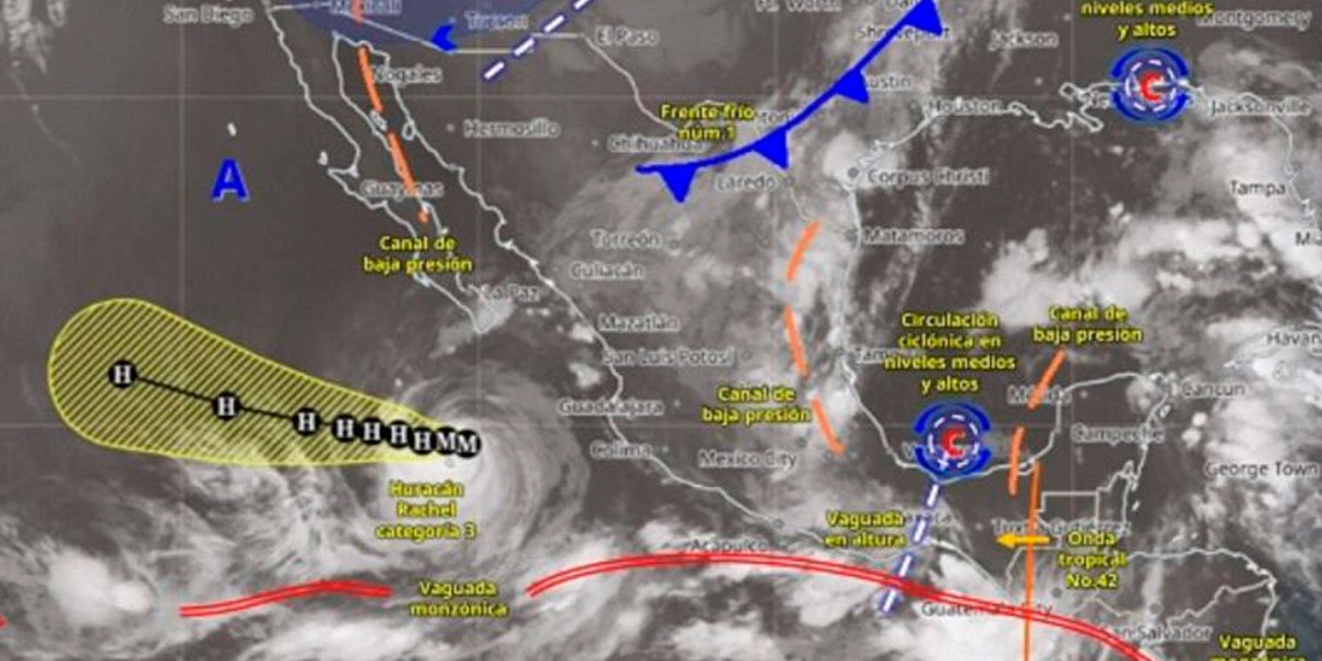 Mal clima en Puebla
