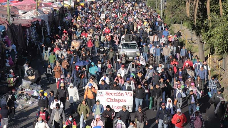 “Si no hay solución, no rodará el balón”; maestros de la CNTE presionan al gobierno