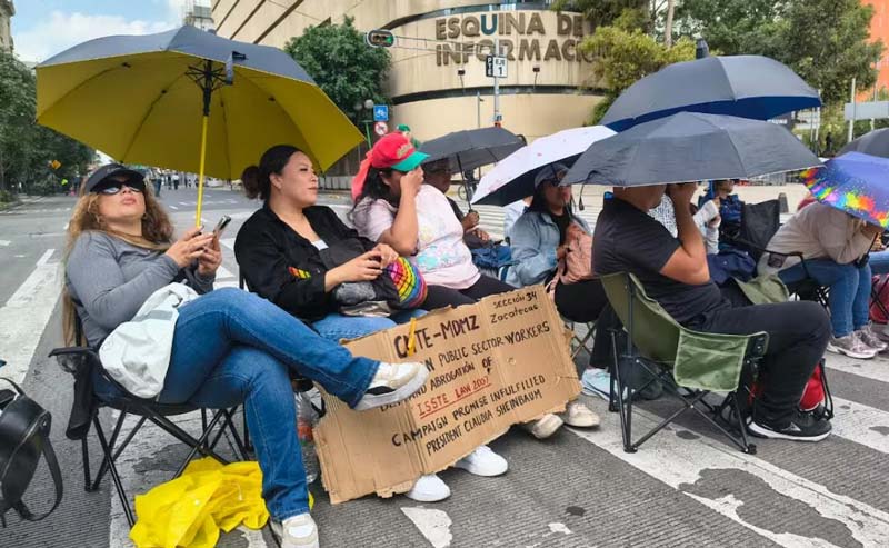CNTE mantiene huelga nacional y rechaza propuestas del gobierno; anuncian nuevas movilizaciones