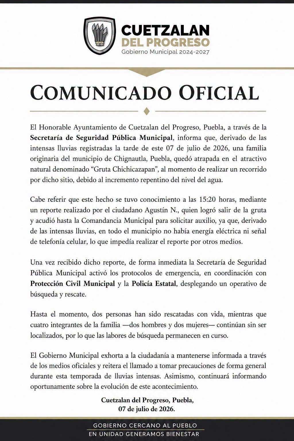 Comunicado