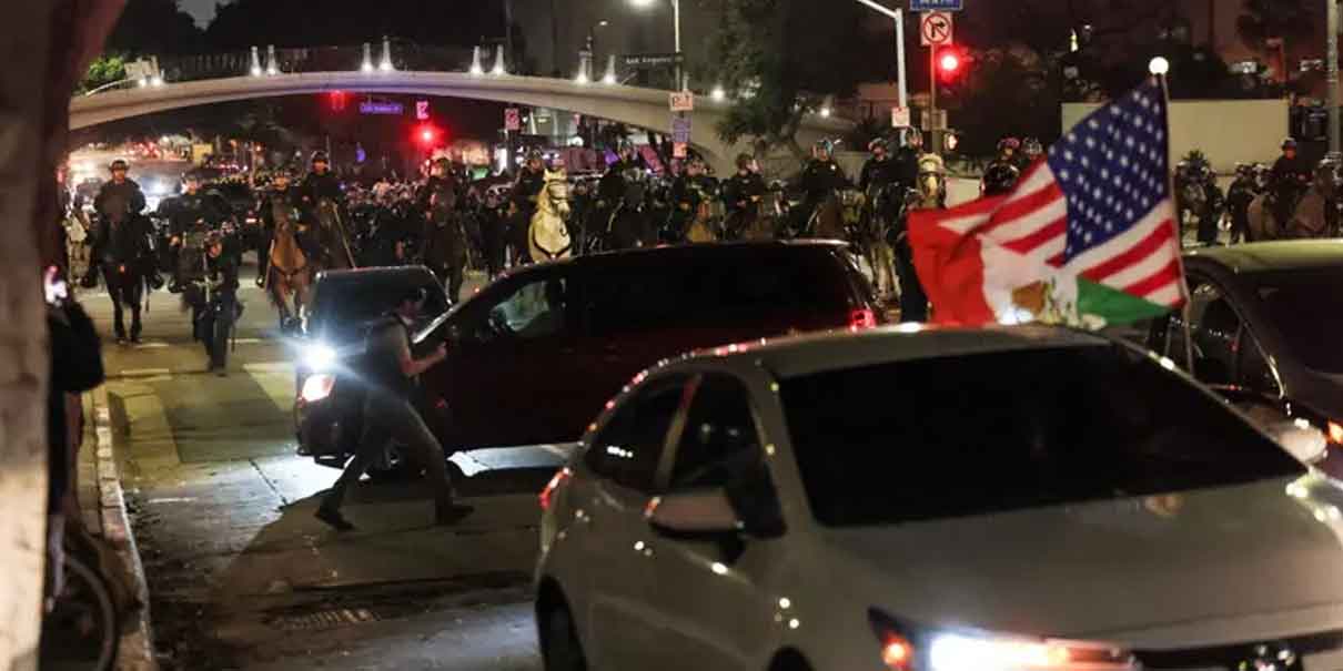 VIDEOS. Crece la tensión en Los Ángeles: protestas desafían el toque de queda y se anticipa despliegue militar