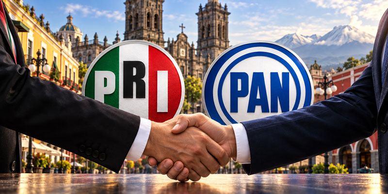 Delfina Pozos busca que el PRI encabece la candidatura común con el PAN por la alcaldía de Puebla en 2027.
