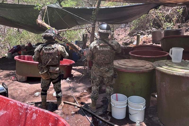 Desmantelan cinco narcolaboratorios en tres estados clave del narcotráfico: Jalisco, Nayarit y Sinaloa