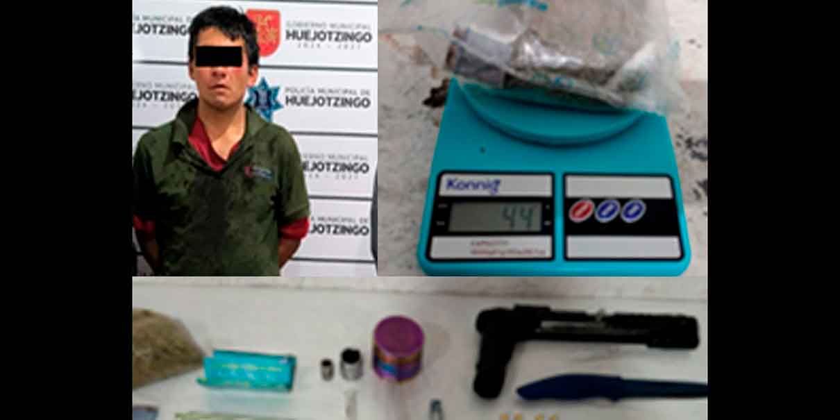 Detenidos en operativo de Huejotzingo