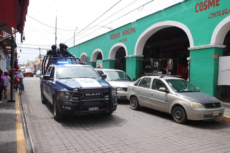 Criminales detenidos por cobrar piso en mercados de Huejotzingo, San Pedro Cholula y Texmelucan