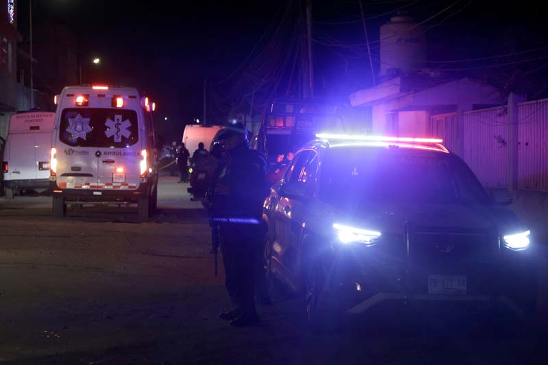 Mataron a dos hombres en la colonia Jorge Murad; uno quedó herido