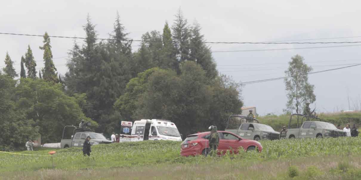 Durante revisión de auto abandonado en Coronango explotó y lesionó a policía