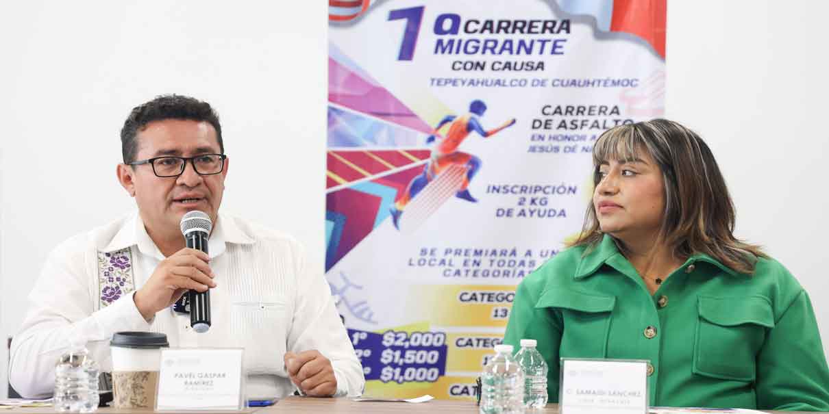 Anuncian la Primera Carrera Migrante el 6 de abril en Tepeyahualco