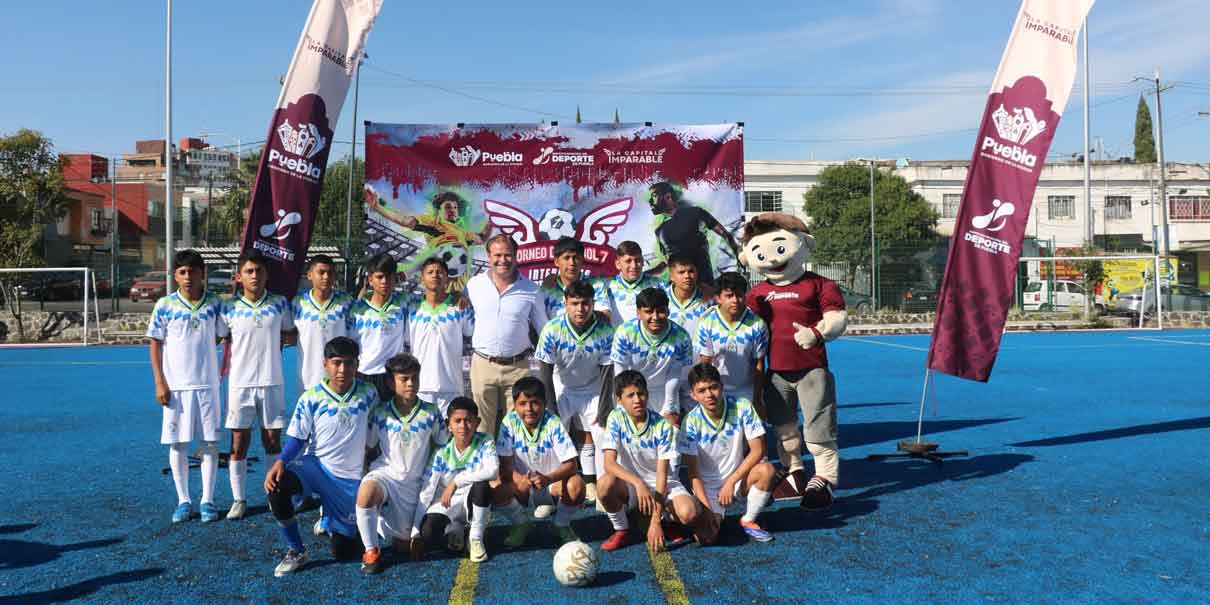 Puebla inaugura Torneo Intersecus e Interprepas de Fútbol 7