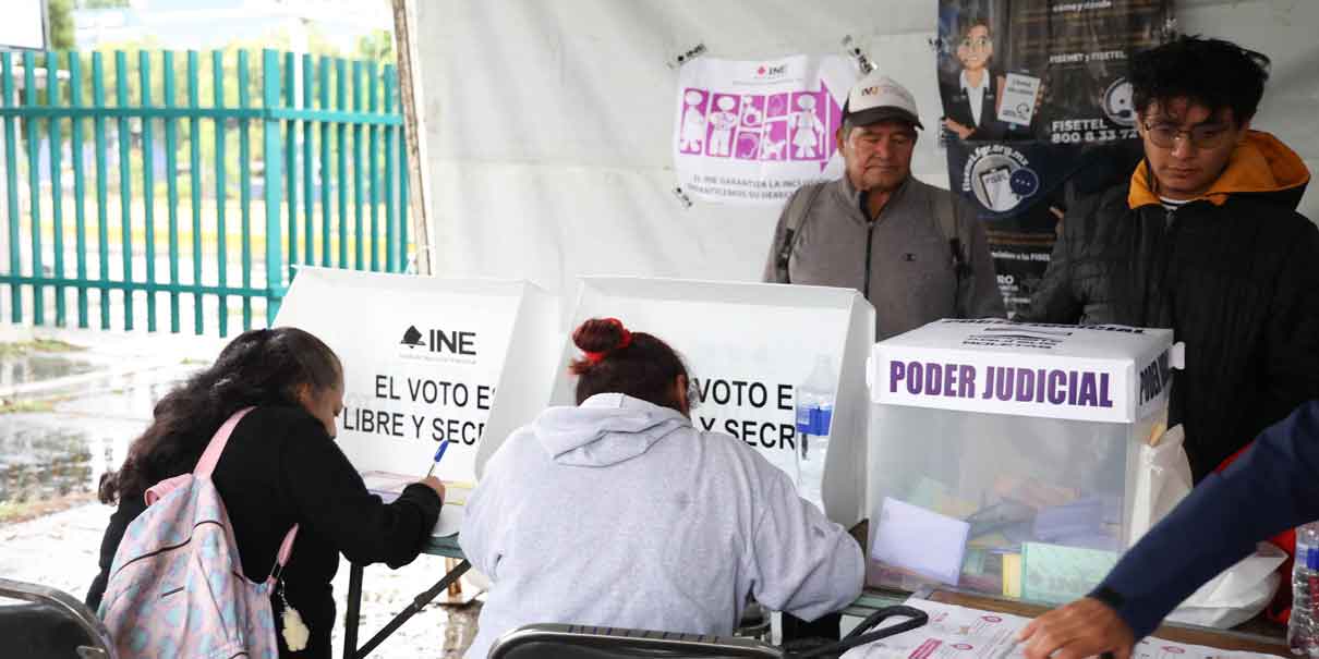 El INE reportó alta participación electoral en Puebla