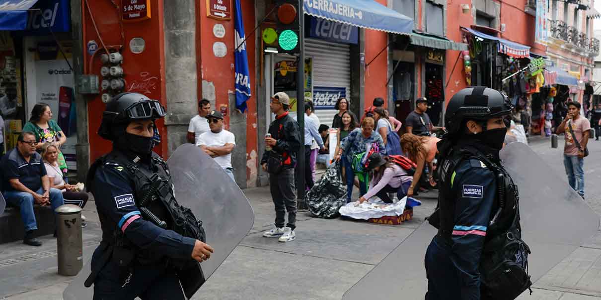 enfrentamiento ambulantes vs policías