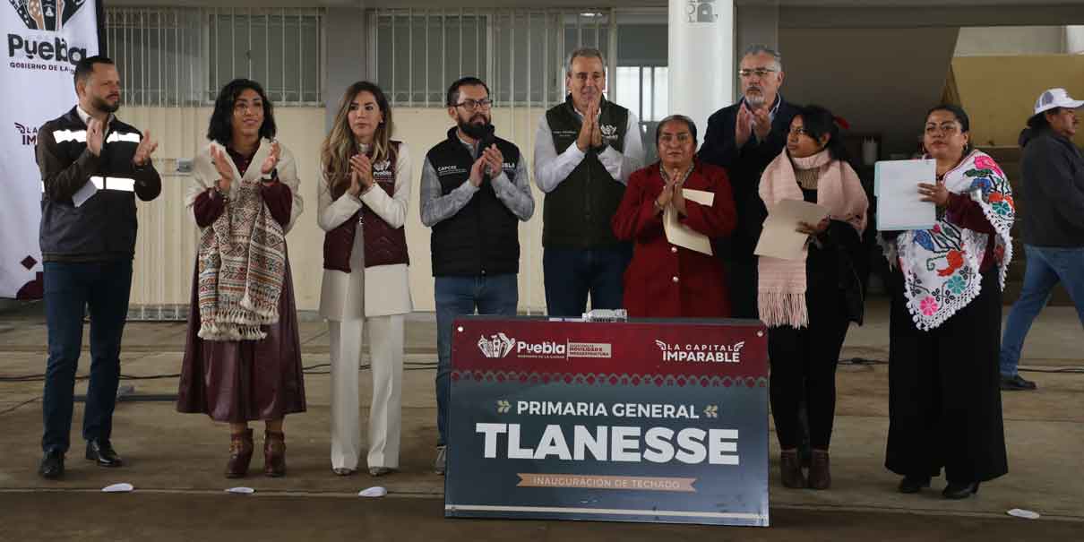 Entrega Pepe Chedraui obra educativa en la Primaria General Tlanesse