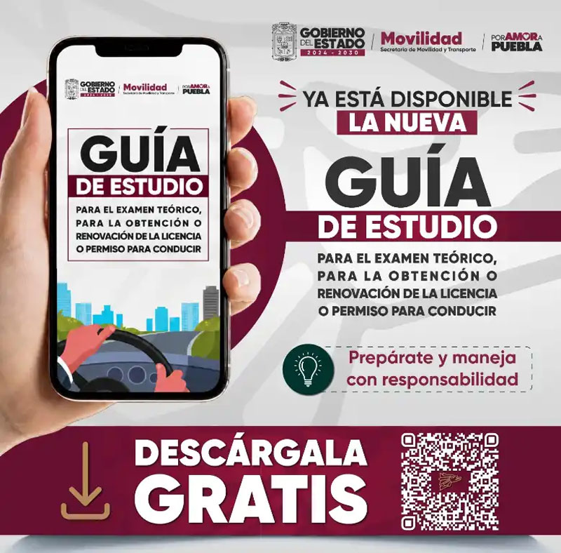 Descarga la guía de la Secretaría de Movilidad y Transporte o escanea el código QR de esta imagen.