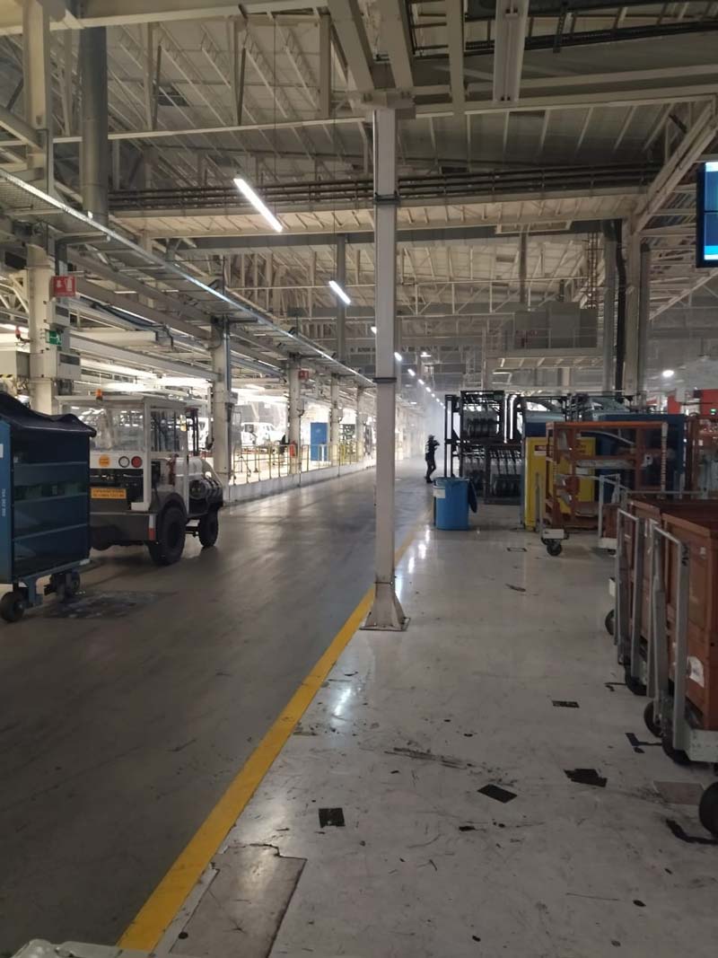 Explosión en Volkswagen Puebla; personal evacuado sin lesiones