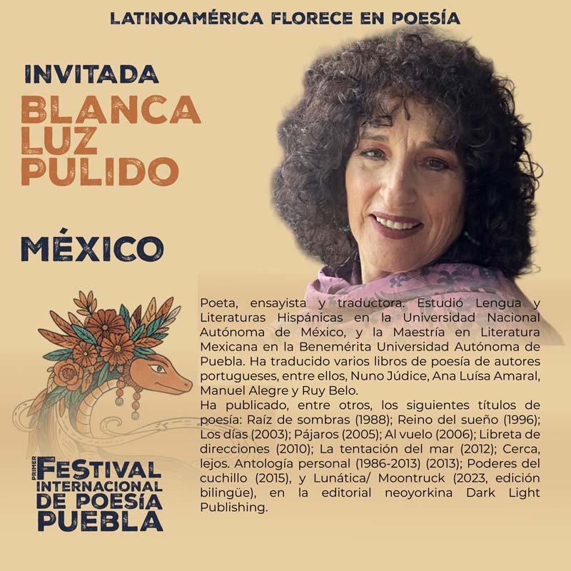 Festival Internacional de Poesía Puebla 2026 reunirá a poetas de cinco países