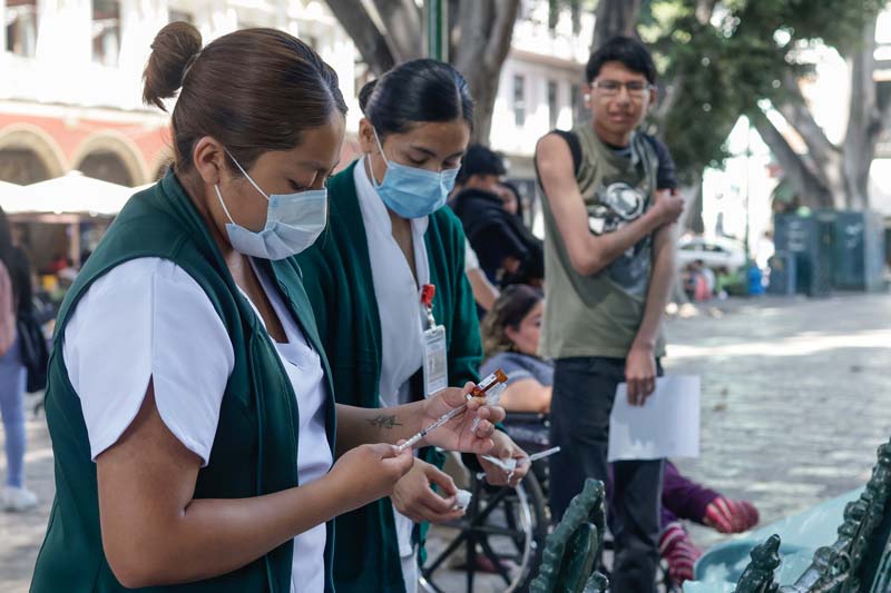 Vacunación masiva contra el Sarampión en Puebla; HORARIOS, DÍAS Y LUGARES
