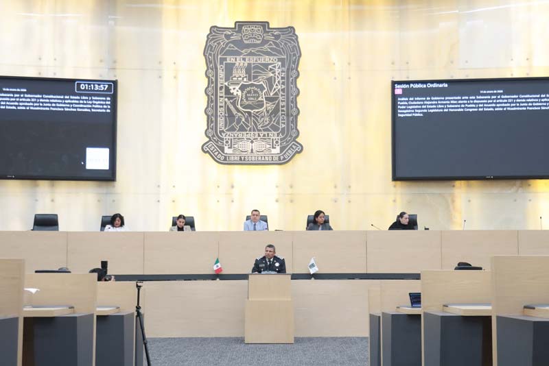 Seguridad en Puebla no se maquilla, afirma titular de la SSP