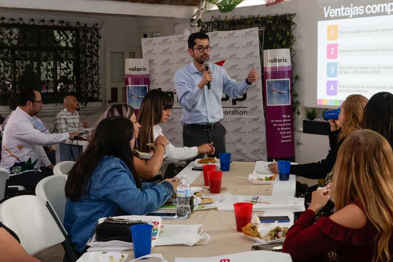 Puebla impulsa su promoción turística en Guadalajara con nuevo vuelo de Volaris