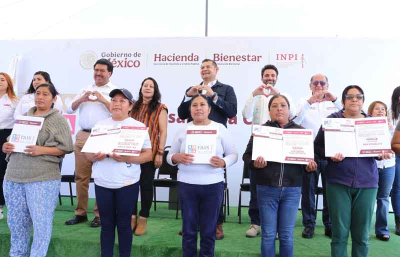 Gobierno Federal y Estatal reconocen derechos indígenas con inversión histórica en San Miguel Canoa