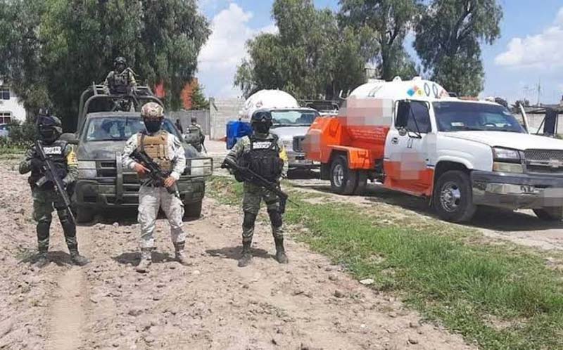Confiscan 82 mil litros de huachigas y 25 pipas en el Triángulo Rojo de Puebla
