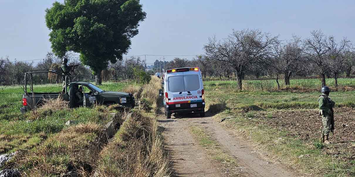 Encuentran cadáver con heridas de bala en los límites de San Pedro Cholula, Coronango y Cuautlancingo; se investigan las causas