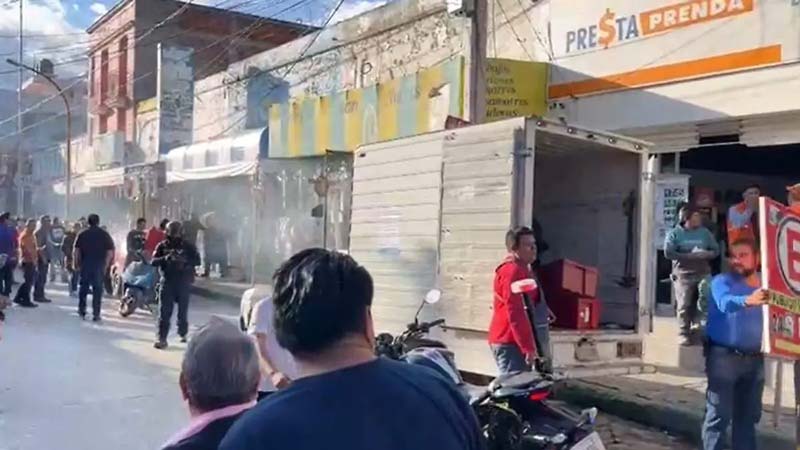 Explosión en cerería de Texmelucan deja un lesionado y cuantiosos daños materiales