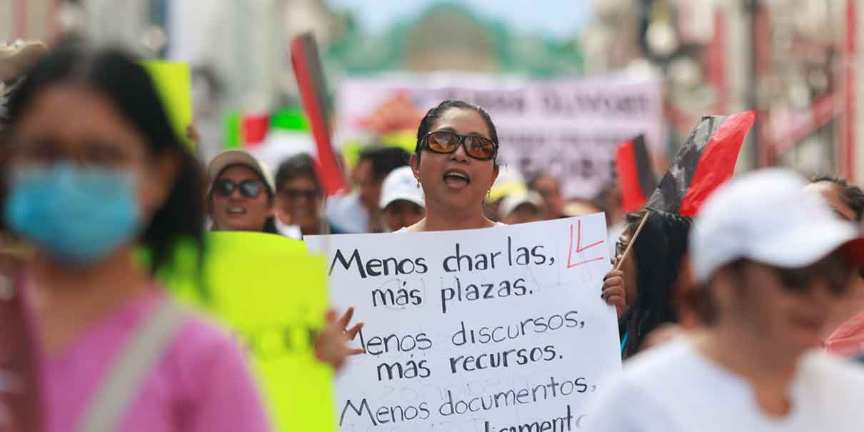 Protestas en el IMSS