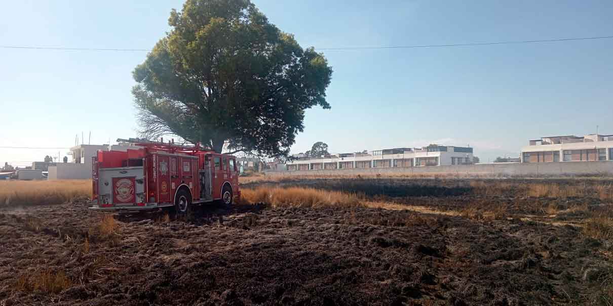 Incendio de pastizal