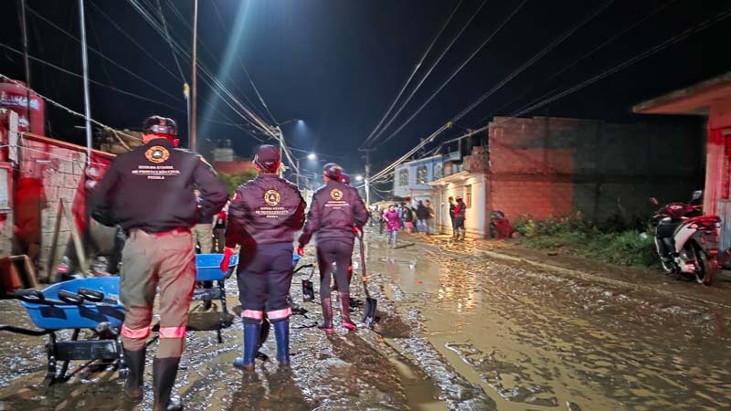 Tormenta en Ciudad Serdán provoca inundaciones y daños en viviendas