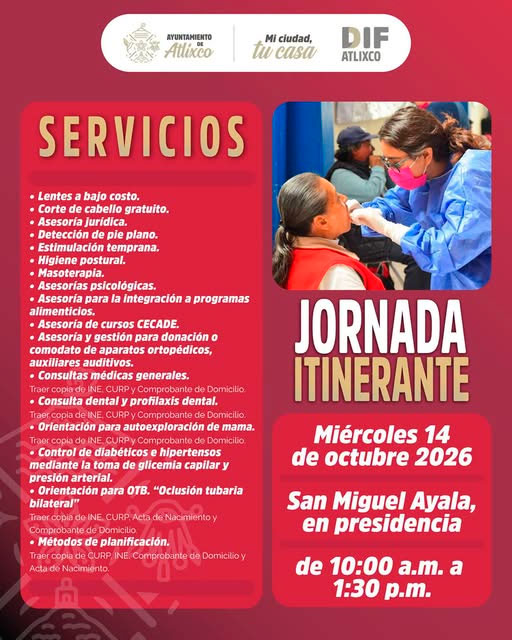 Jornadas Comunitarias en Atlixco