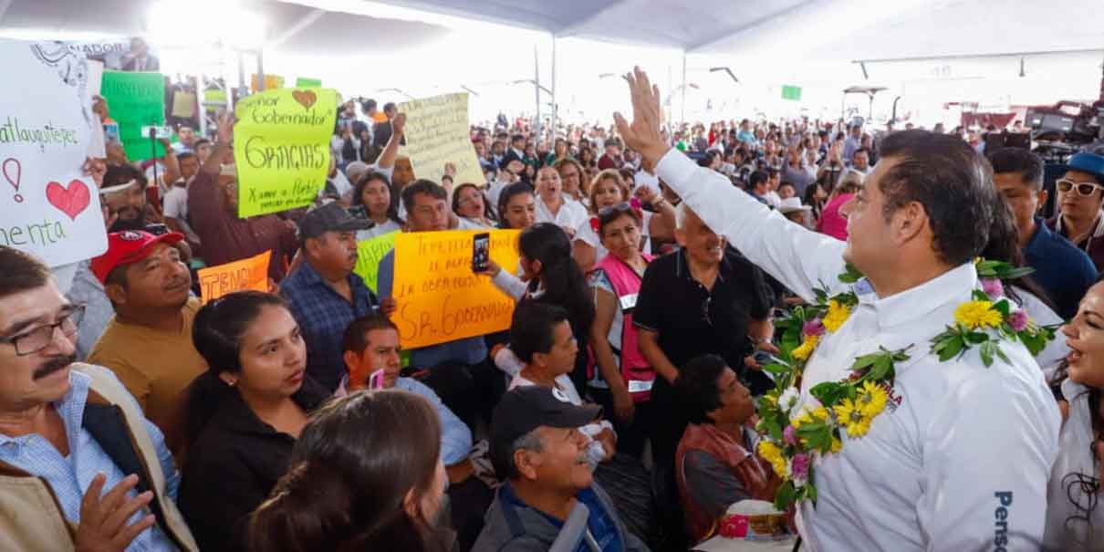 Justicia social y obra comunitaria: Armenta entrega apoyos sin condicionamientos