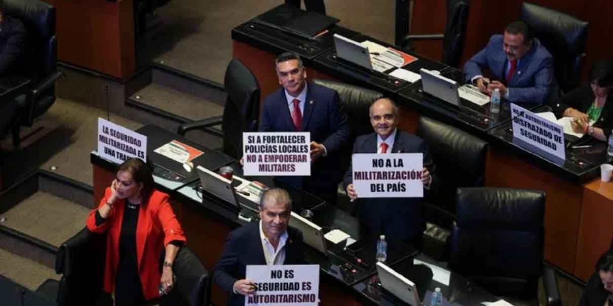 La 4T aprueba reforma de Guardia Nacional; oposición denuncia militarización