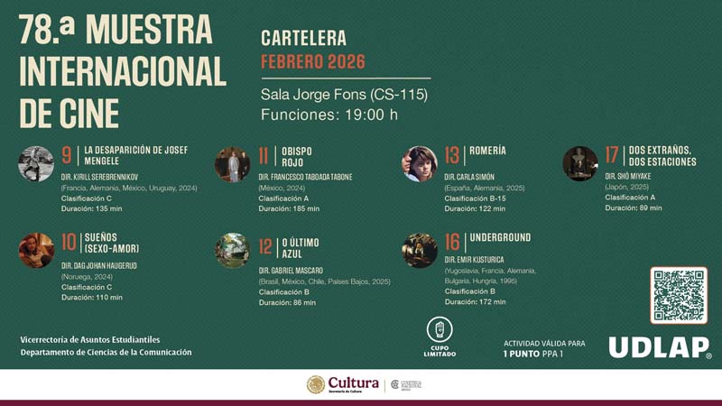 Llega la 78°a Muestra Internacional de Cine de la Cineteca Nacional