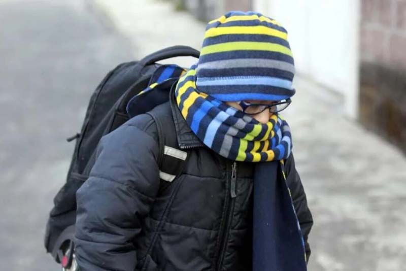 La SEP suspendió clases en 64 municipios por las bajas temperaturas