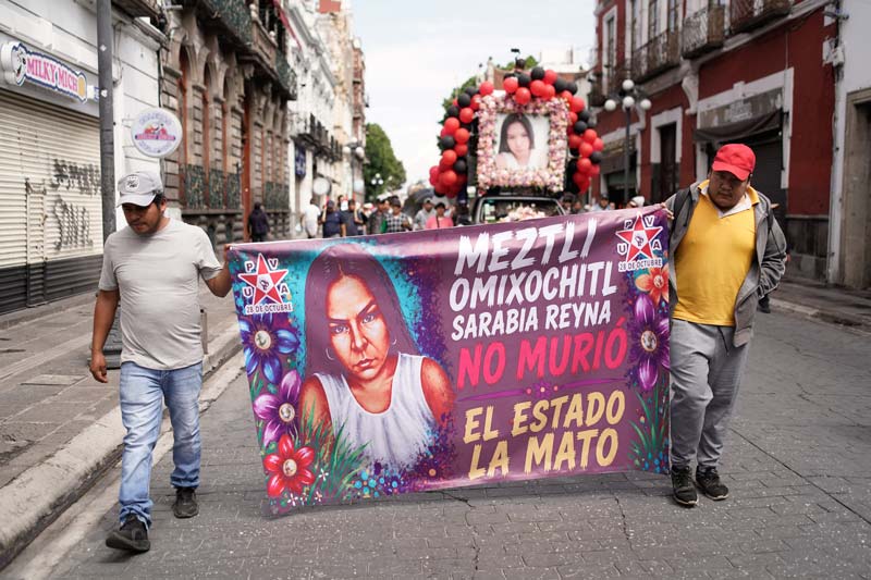 A nueve años del asesinato de Meztli Sarabia, la UPVA exige justicia en Puebla