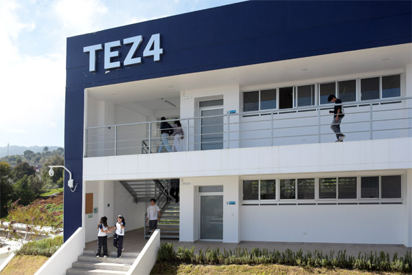El edificio TEZ4 incorpora nueve salones destinados a las actividades educativas