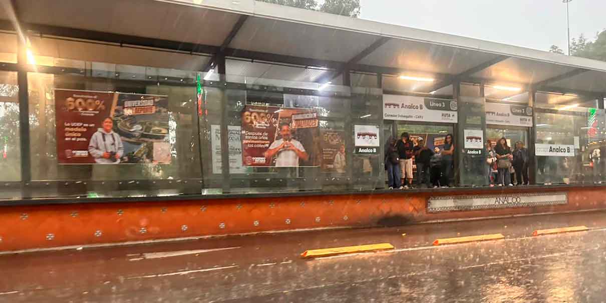 Lluvias en Puebla
