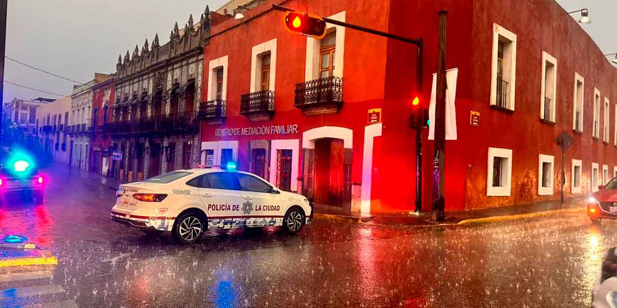 Lluvia en Puebla