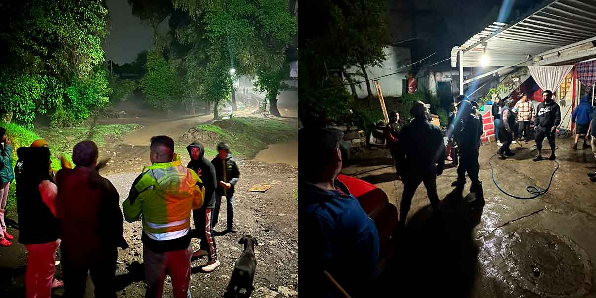 Inundaciones en Texmelucan