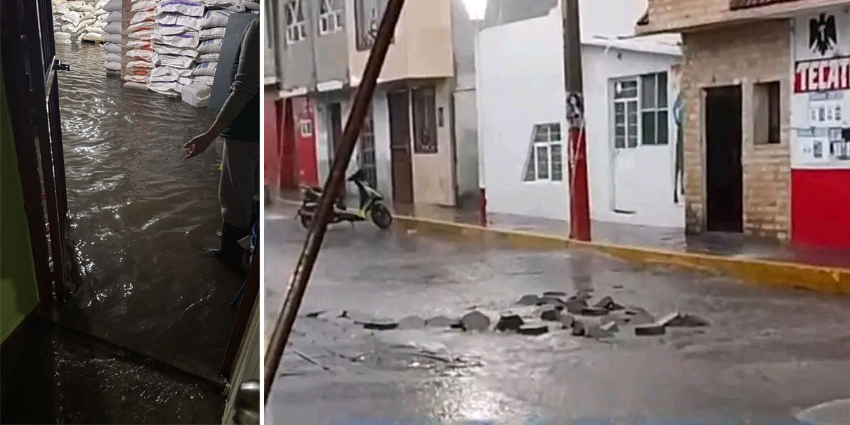 Daños en Serdán 