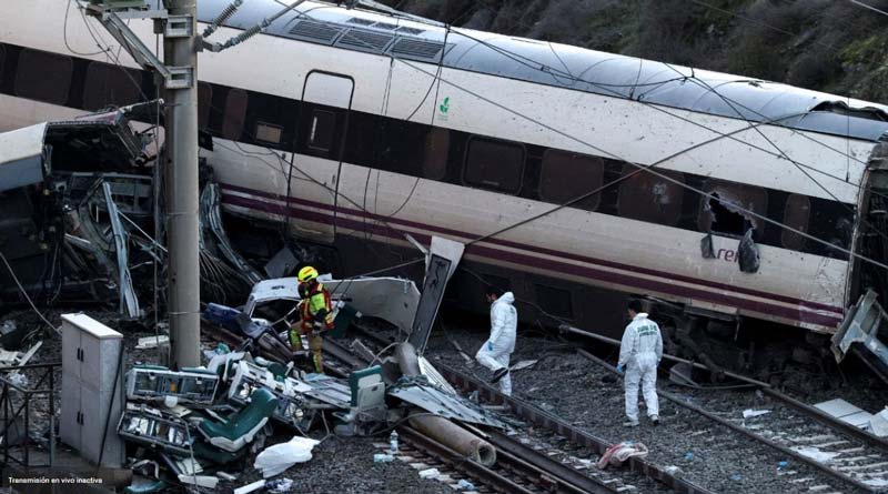 Choque de trenes de alta velocidad en España deja al menos 39 muertos