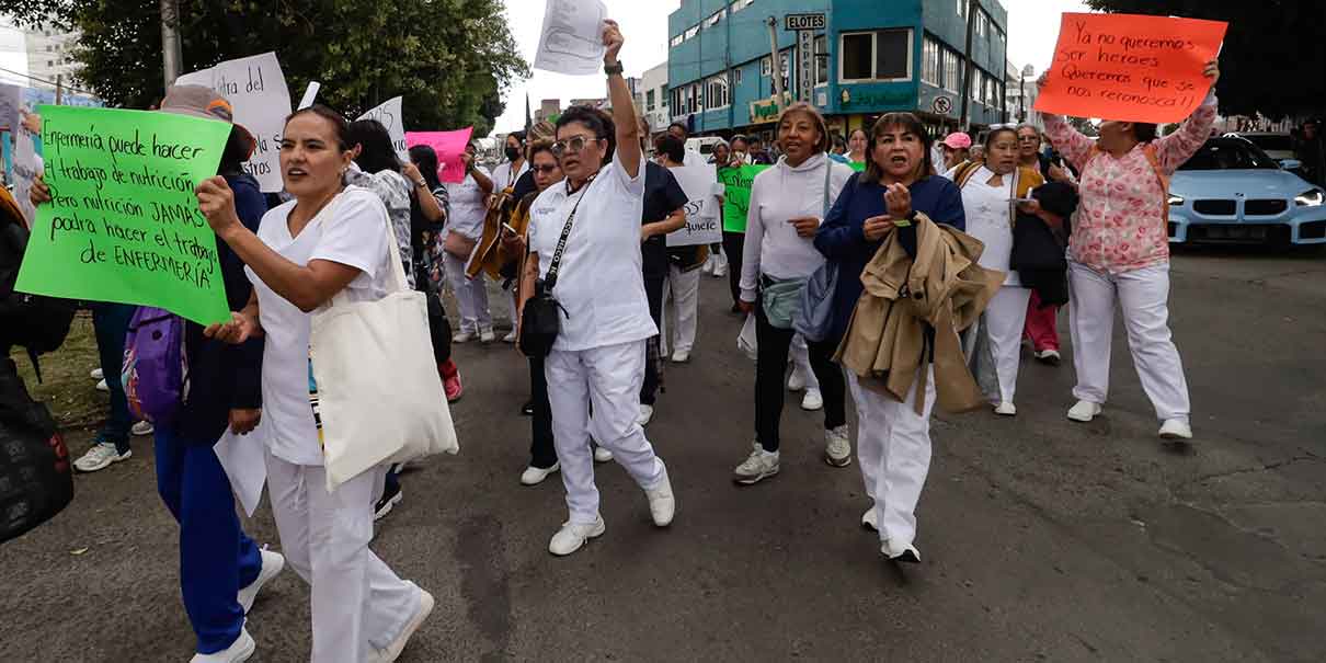 Enfermerías protestan 