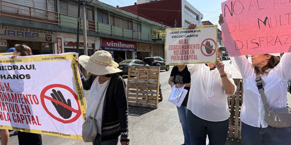 Nuevo bloqueo de vialidades en la capital contra Parquímetros