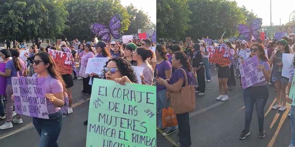 Marcha en Tehuacán