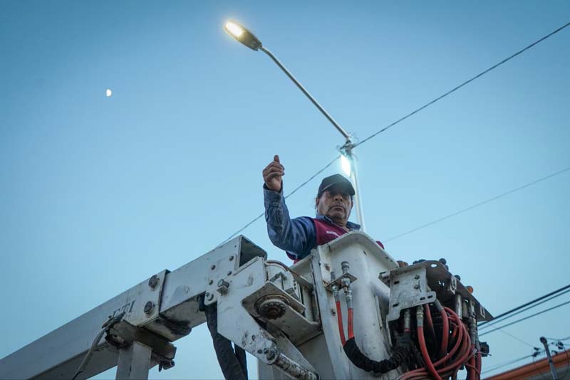 Puebla Brilla: Gobierno de Chedraui logra iluminación total con LED en la colonia Del Valle